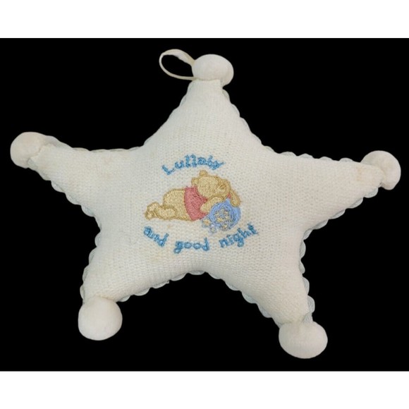 Disney Store Winnie The Pooh Musical Lullaby Wind Up Star Moon Dream Ph Star - Picture 2 of 9